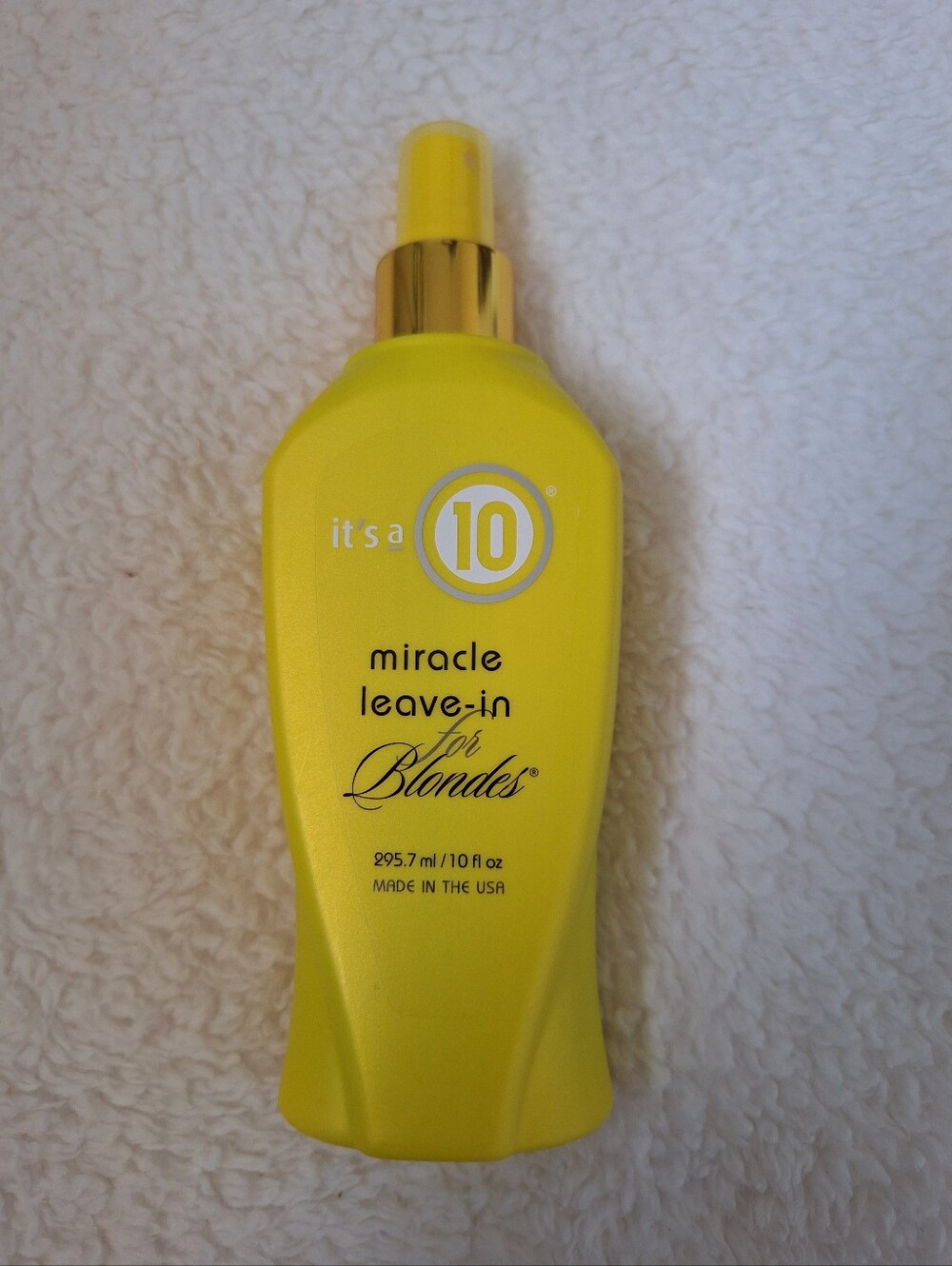NWT It's a 10 Miracle Leave-In Conditioner For Blondes Spray Bottle 10 Oz Size